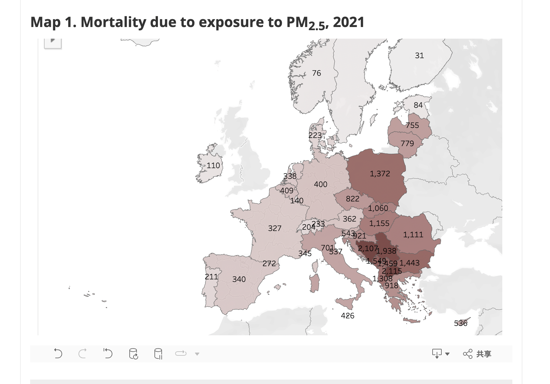 空气污染仍为欧洲头号环境健康杀手，每年夺走近40万人生命