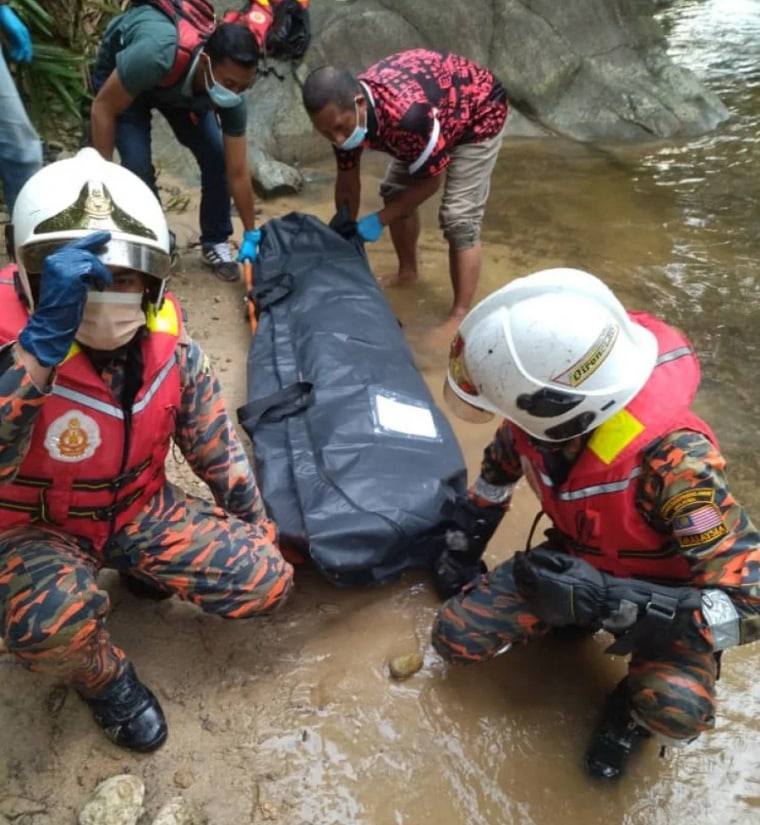 中年华裔男子浮尸美罗瀑布区 初步怀疑溺毙身亡